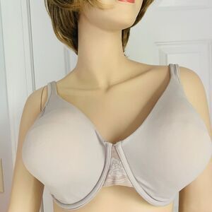 LIZ CLAIBORNE PLUSH LINING BRA NUDE SIZE 38DD